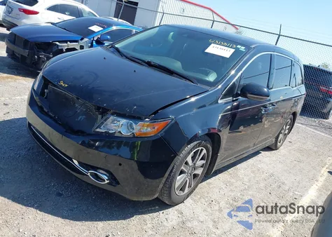 2015 Honda Odyssey Touring/Touring Elite from USA, damaged, VIN 5FNRL5H96FB065542